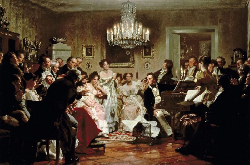 Schubertiade schilder Julius_Schmid